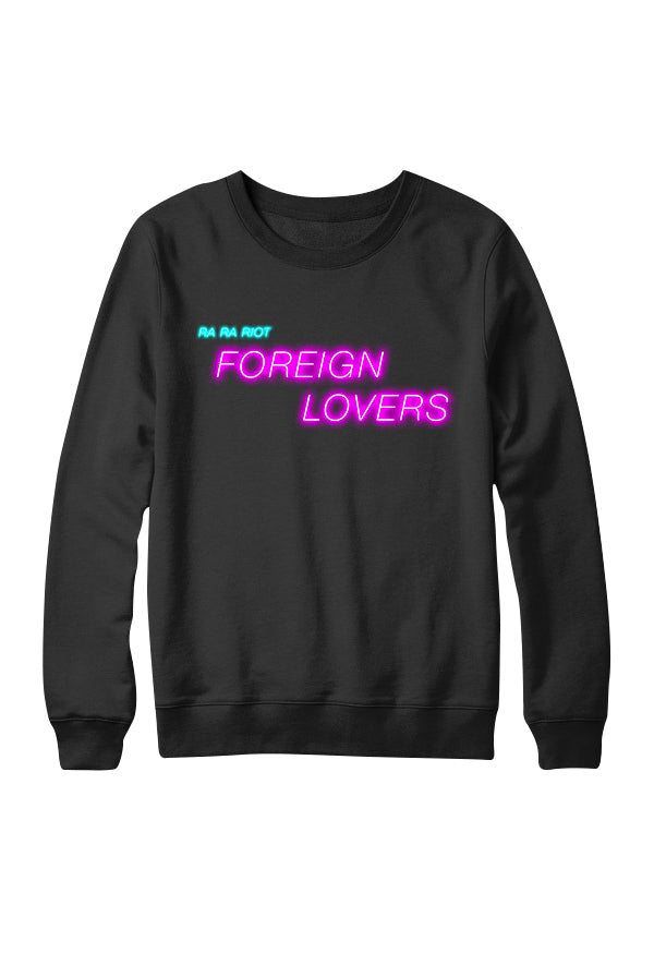 Neon Crewneck (Black) product by Ra Ra Riot