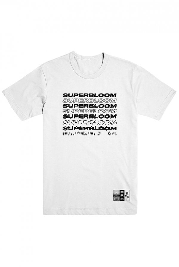Superbloom Tee (White) product by Ra Ra Riot